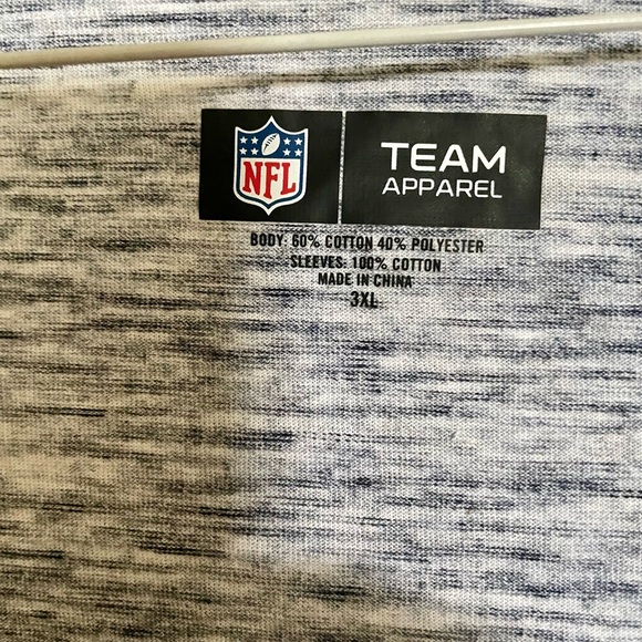 nwt- Seattle Seahawks women,tricolor,button-down V-neck,long sleeve jersey shirt - Picture 7 of 10